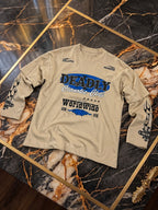 Maglia panna Cianotic Deadly, solo capo sul tavolo in marmo del catalogo